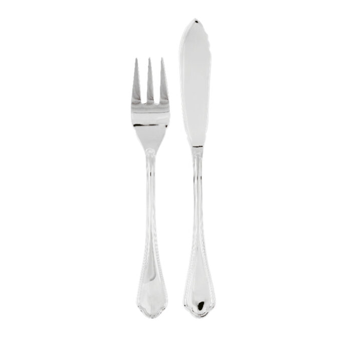 52556-88-FILET TOIRAS 24 pz SERVIZIO PESCE Acciaio Inox