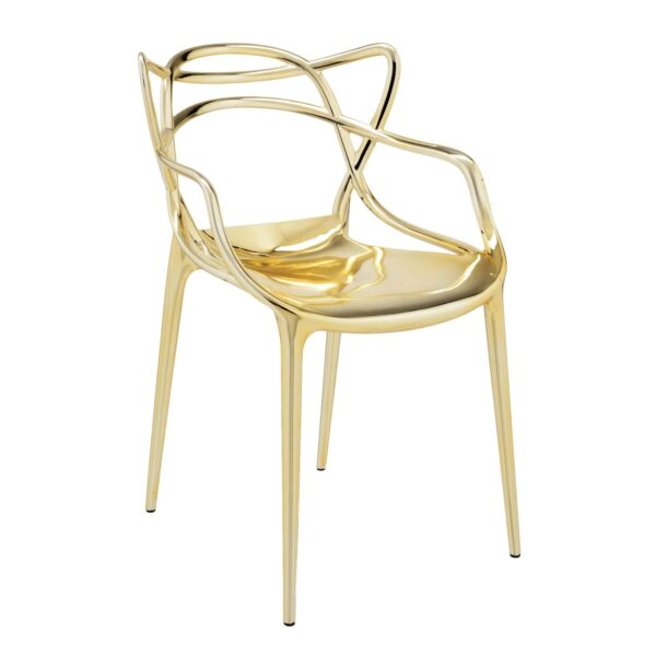 kartell masters metalizzata philippe starck eugeni quillet oro