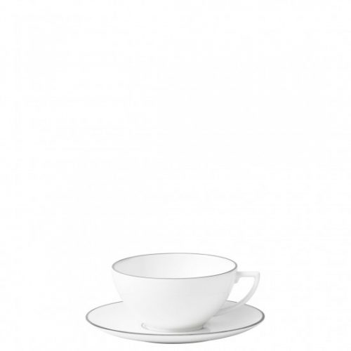 wedgwood jasper conran platino tazza tè con piattino 0,23 litri