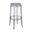 kartell charles ghost philippe starck h 75 trasparente fumè