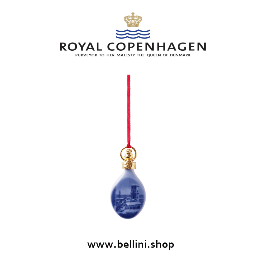 Royal Copenhagen 2020 Bing & Grøndah Goccia di Natale 9 cm