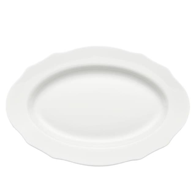 piatto ovale 39 cm bone china duchessa bianco richard ginori fuori produzione