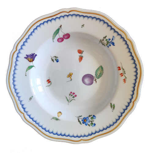 RICHARD GINORI Italian Fruit Piatto Fondo Soup Plate