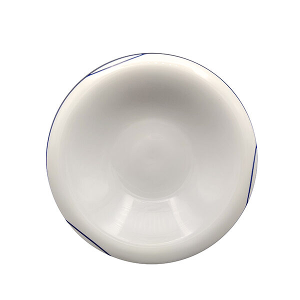 piatto fondo porcellana 24 cm bianco e blu alessi fuori produzione
