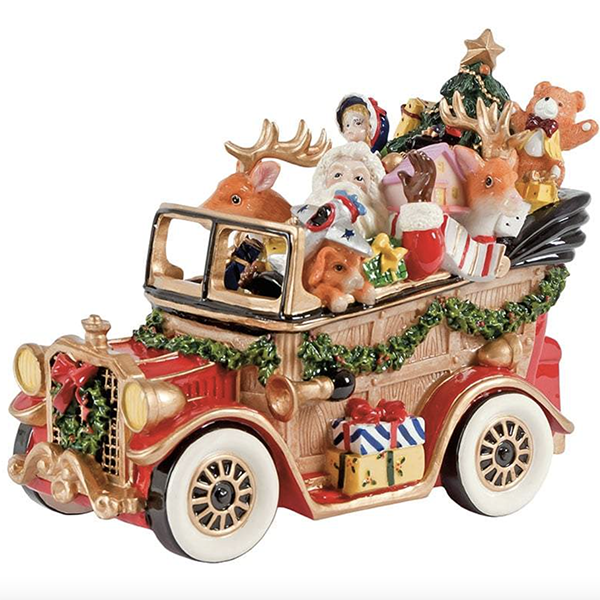 FITZ AND FLOYD Carillon Babbo Natale auto