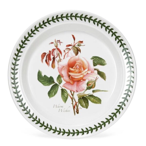 piatto porcellana botanic rose