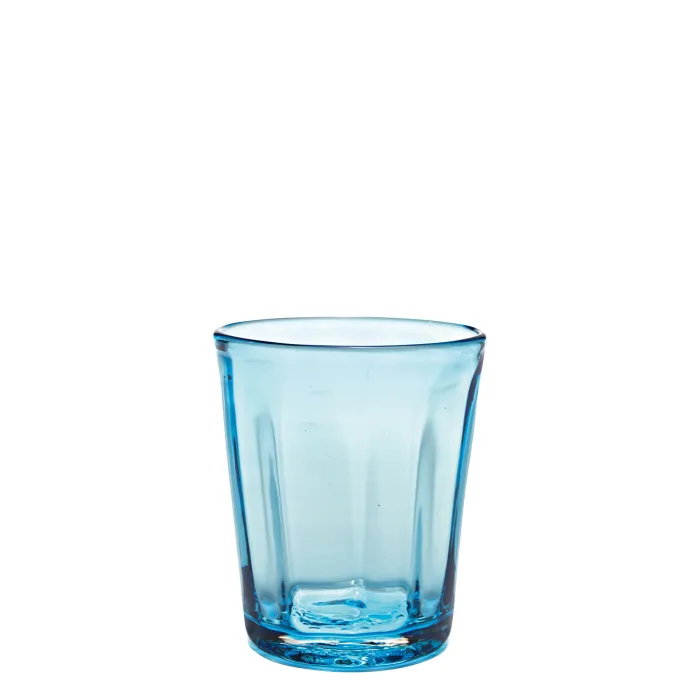 Zafferano Bei BE00103 Bicchieri Vetro colorato Acquamarina (6 Pz)