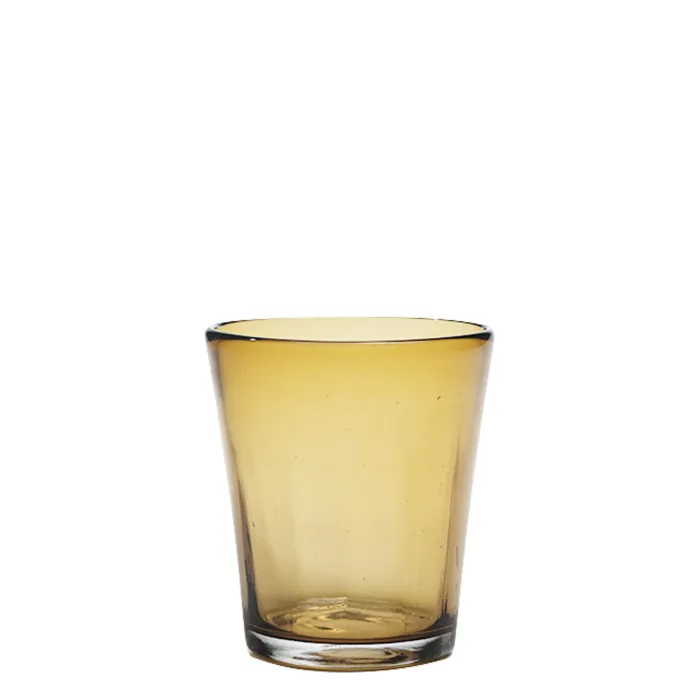 Zafferano Bei BE00104 Bicchieri Vetro colorato Ambra (6 Pz)