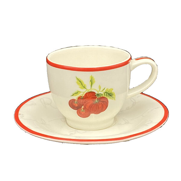 portmeirion mediterranean tazza caffè con piattino porcellana