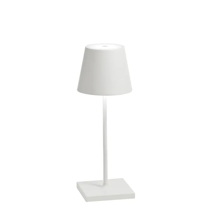 Zafferano Poldina LD0320B3 Mini Lampada da tavolo Bianco