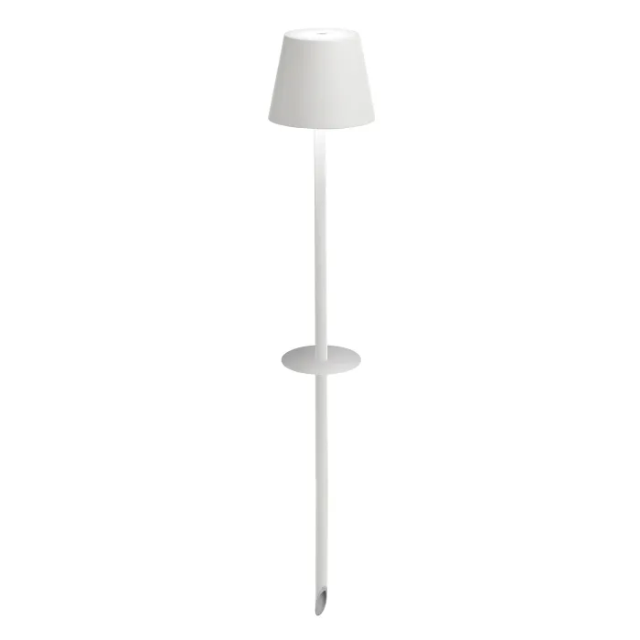 Zafferano Poldina LD0682B3 Lampada con picchetto Bianco