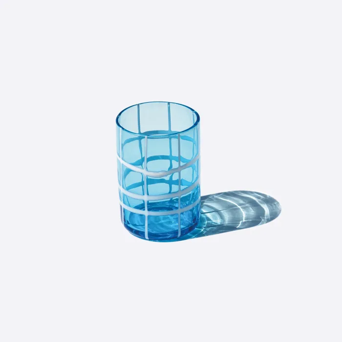 Zafferano Twiddle TW00103 Tumbler Vetro colorato Acquamarina (6 Pz) - immagine 2