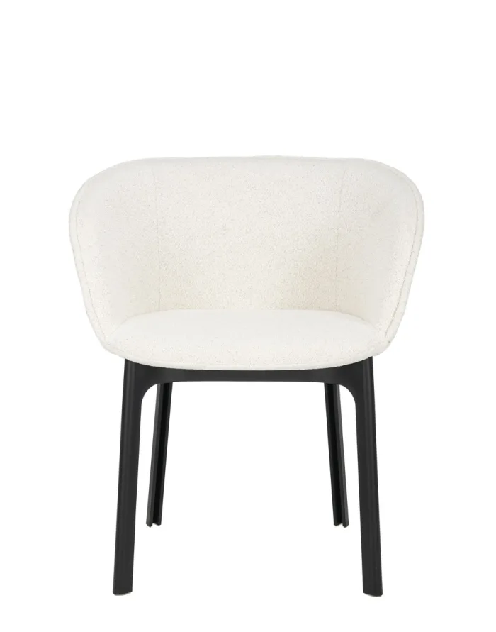 KARTELL CHARLA ORSETTO 04215N1 Bianco Struttura Nera Resistente al Fuoco Design Patricia Urquiola
