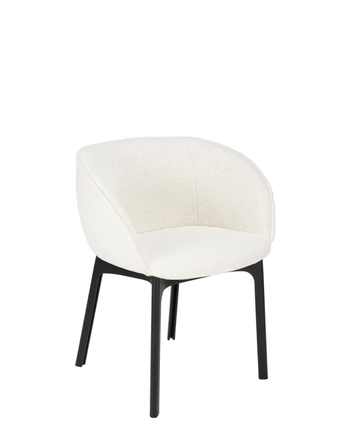 KARTELL CHARLA ORSETTO 04215N1 Bianco Struttura Nera Resistente al Fuoco Design Patricia Urquiola - immagine 4