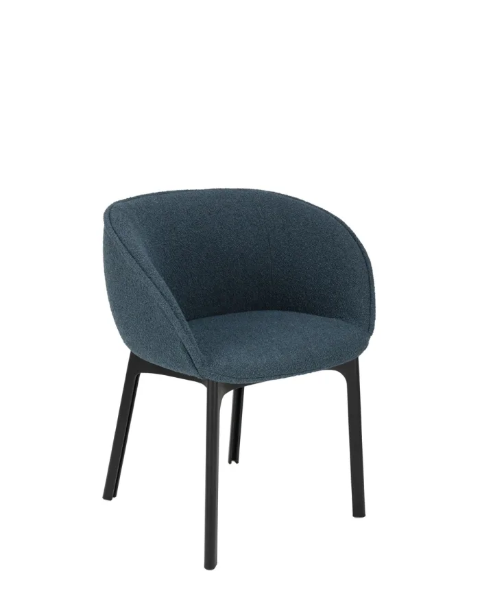 KARTELL CHARLA ORSETTO 04215N5 Blu Struttura Nera Resistente al Fuoco Design Patricia Urquiola - immagine 4