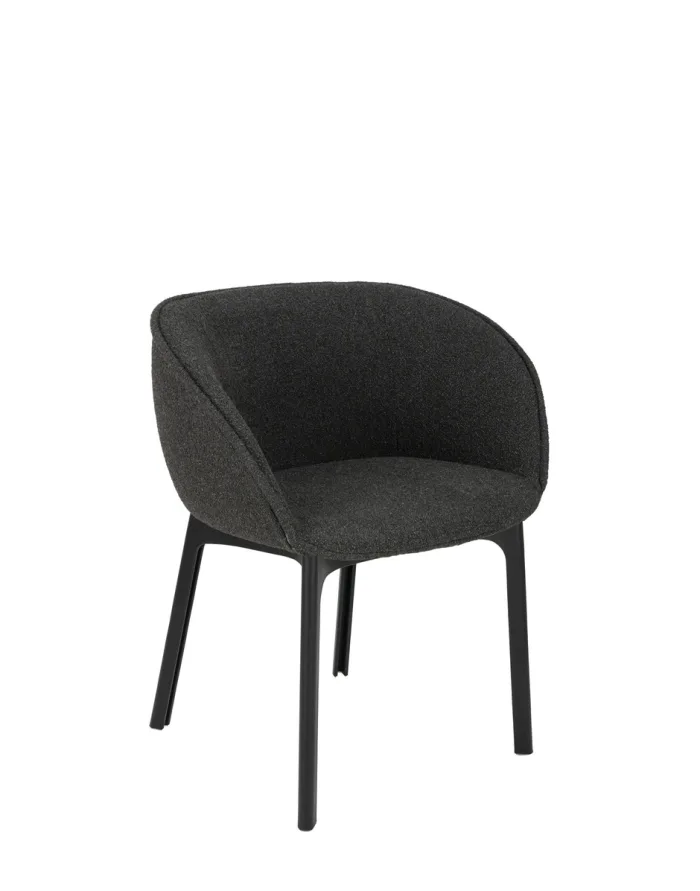 KARTELL CHARLA ORSETTO 04215N6 Grigio Struttura Nera Resistente al Fuoco Design Patricia Urquiola - immagine 4