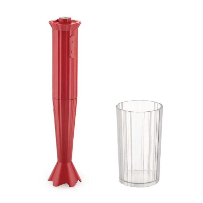 ALESSI MDL10 R Plissè Frullatore a immersione rosso