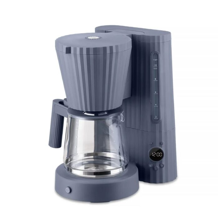 ALESSI MDL14 G Plissè Macchina per caffè filtrato grigio.