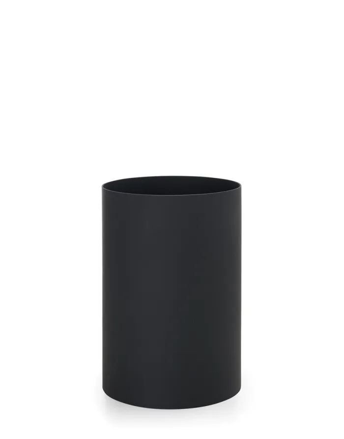 KARTELL WASTE BASKET 4670 Cestino Nero ø 25cm h 38cm Design Gino Colombini/Kartell Technical Office