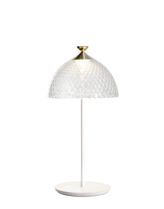 KARTELL PUMO LAMP G9500 Lampada da tavolo Trasparente Bianco Design Fabio Novembre