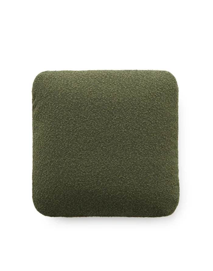 KARTELL K-WAITING CUSCINO 7180 Tessuto Bouclè Verde Design Rodolfo Dordoni