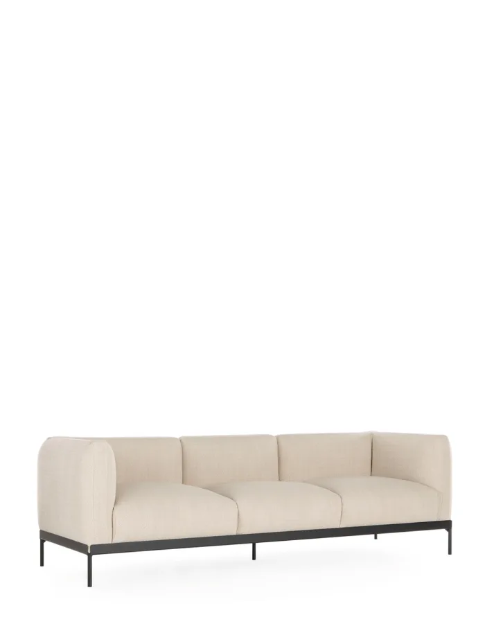 KARTELL ASIA DIVANO 3 POSTI (COTONE STRUCTURE) 7277 Beige Design Piero Lissoni