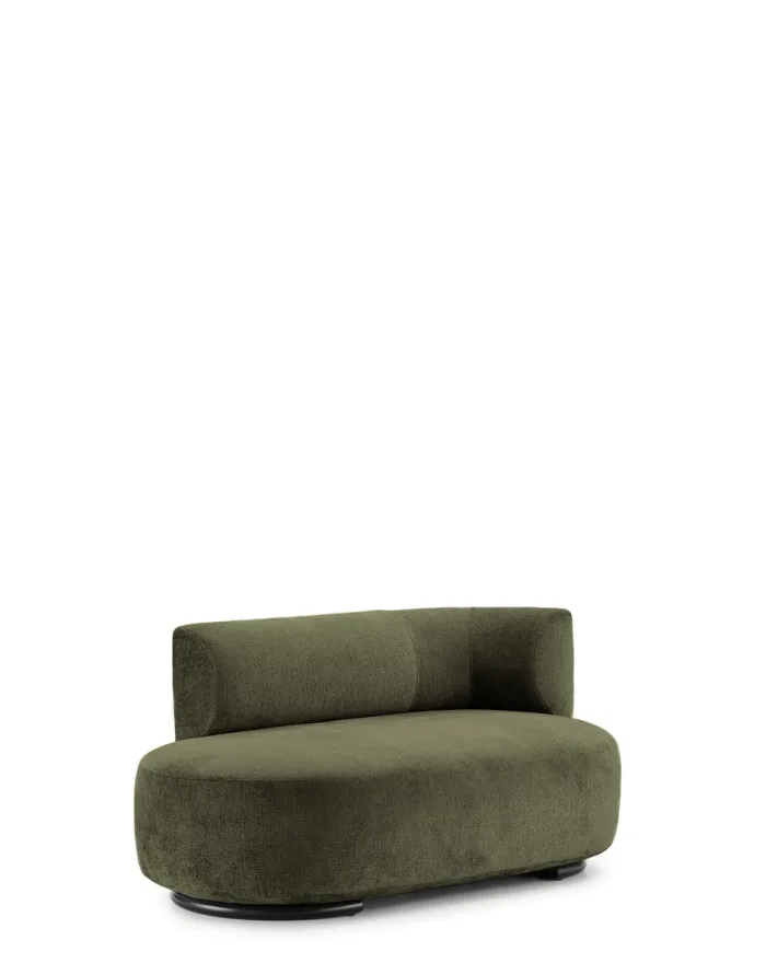 KARTELL K-WAITING DORMEUSE DX 6283 VERSIONE SU RICHIESTA RESISTENTE AL FUOCO Tessuto Chenille Verde Design Rodolfo Dordoni