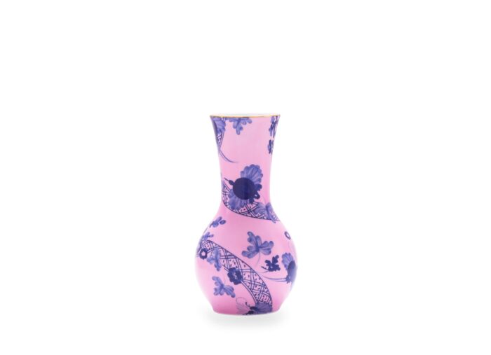 RICHARD GINORI ORIENTE ITALIANO Vaso Tulipano Oriente Italiano Azalea 20 cm forma Antico Doccia