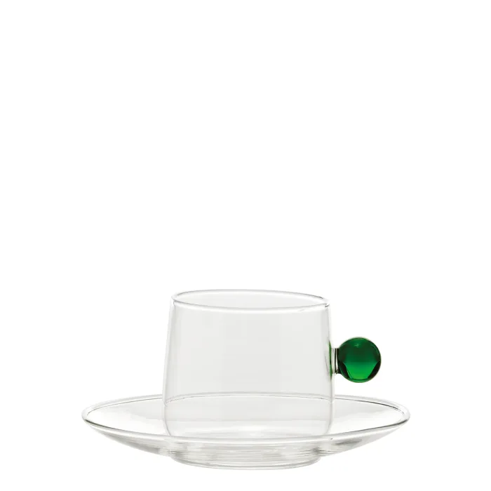 Zafferano Bilia BA00713 Tazza da thè Vetro colorato Verde