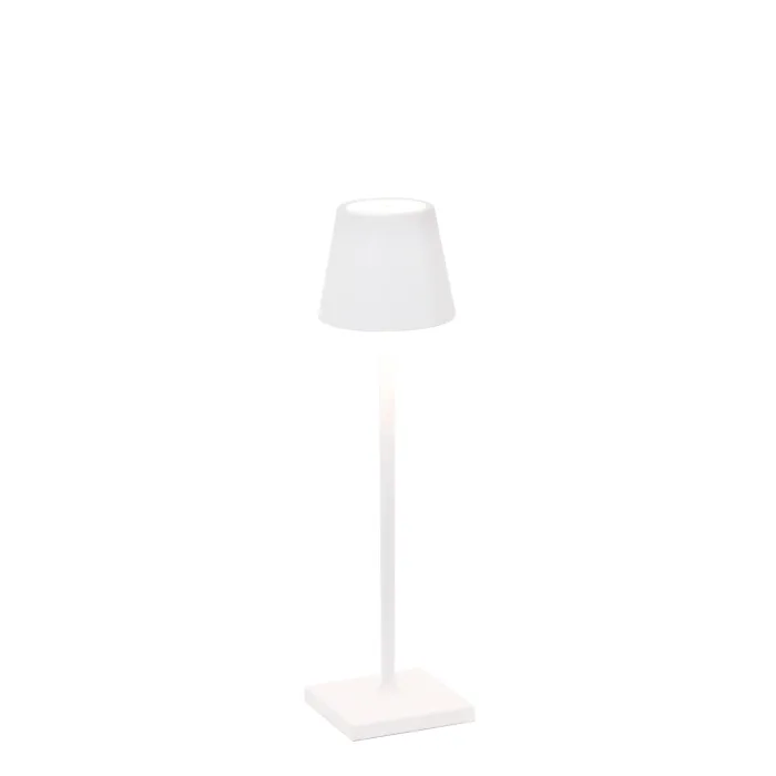 Zafferano Poldina LD0490B3 Micro Lampada da tavolo Bianco