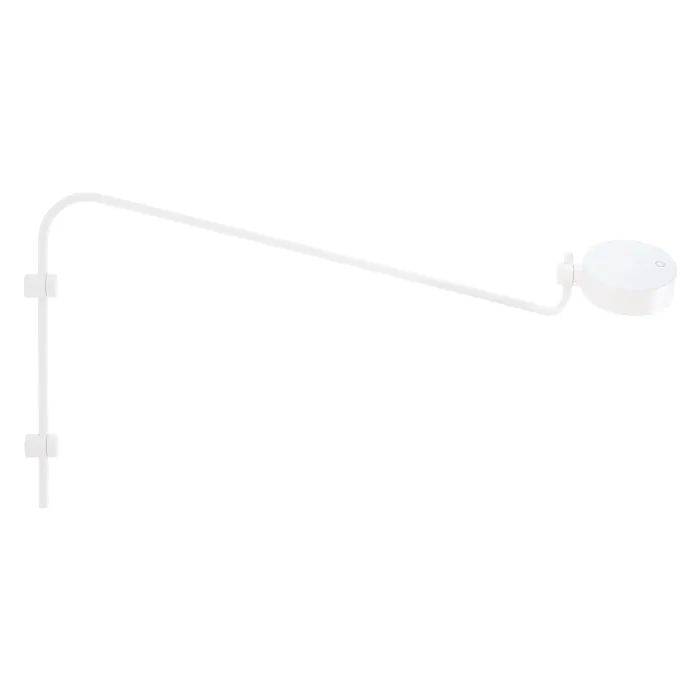 Zafferano Super O LD1151B3 Lampada da parete con braccio Bianco