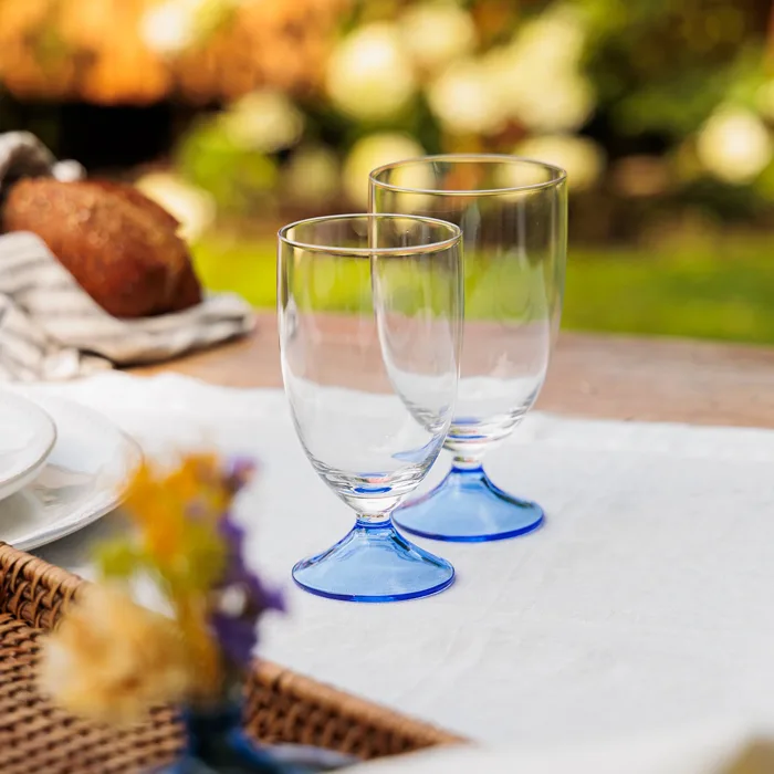 Zafferano Maestro MA00520 Calice acqua Vetro colorato Bluino (4 Pz) - immagine 3