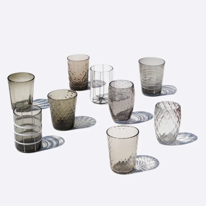 Zafferano Melting Pot MP00109 Conf. 6 Tumbler monocolore assortiti Grigio
