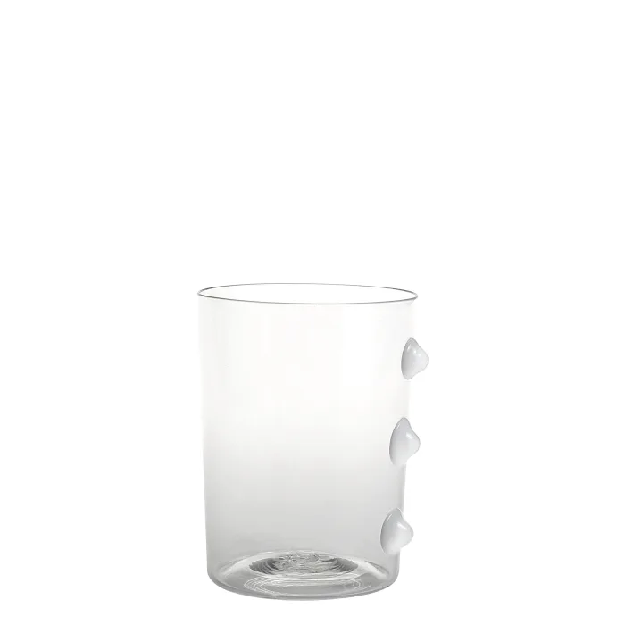 Zafferano Petoni PT00100 Tumbler Vetro colorato Bianco (6 Pz)