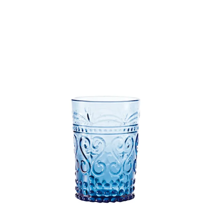 Zafferano Provenzale PV00215 Tumbler Vetro colorato Turchese (6 Pz)