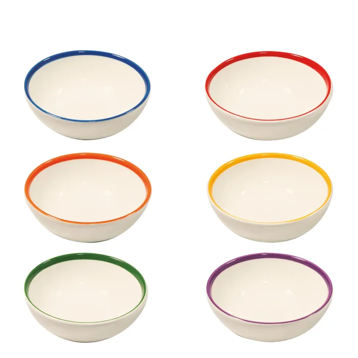 Zafferano Lido Rim RIM0899 Bowl Conf. 6 colori assortiti (01-02-03-04-05-06)