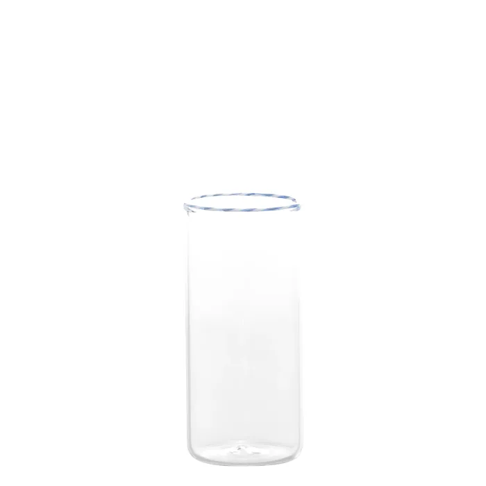 Zafferano Intrecci RT00207 Highball Vetro colorato Bianco-Blu (6 Pz)