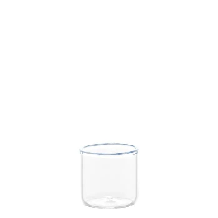 Zafferano Intrecci RT00307 Tumbler Junior Vetro colorato Bianco-Blu (6 Pz)