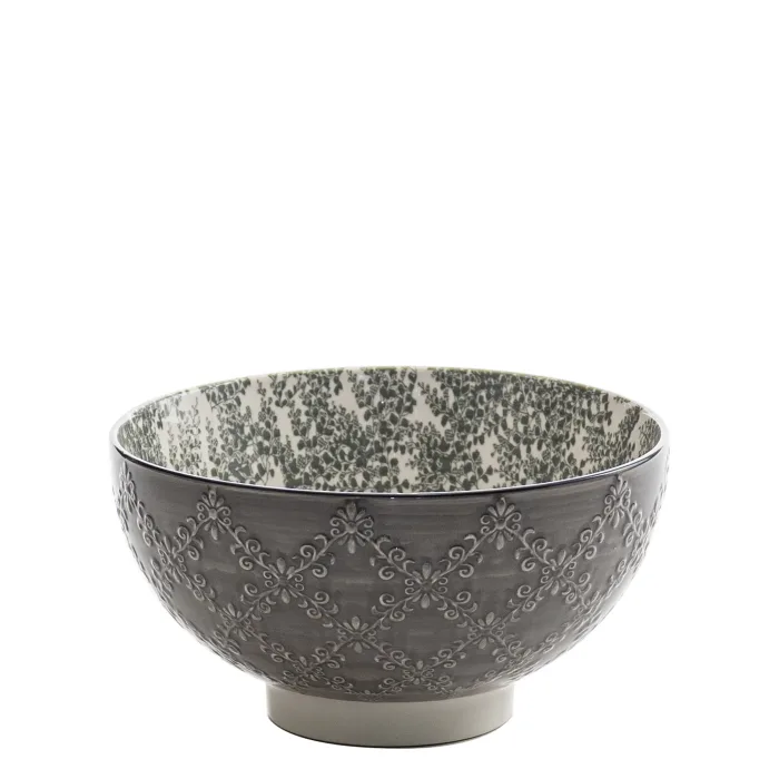 Zafferano Tue TU00914 Bowl Tex Grande Grigio