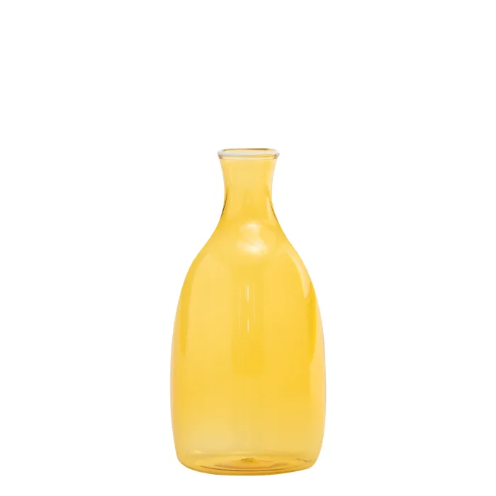 Zafferano Un Fiore UNF0318 Vaso 35 Vetro colorato Giallo oro